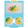 Household colorful durable PP plastic clothes peg with hook